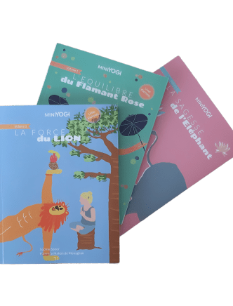 Pack of 3 Yoga books for kids - find them online in our Yoga-Nest shop