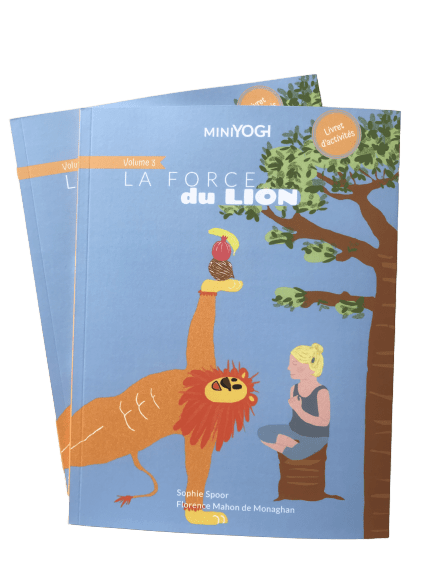 Vol 3 La Force du Lion - Books - Yoga for kids - available at the Yoga-Nest shop.