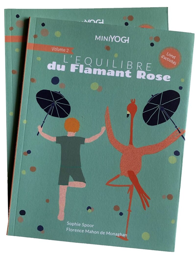 MiniYogi-Le-Flamant - Livre de yoga pour enfants