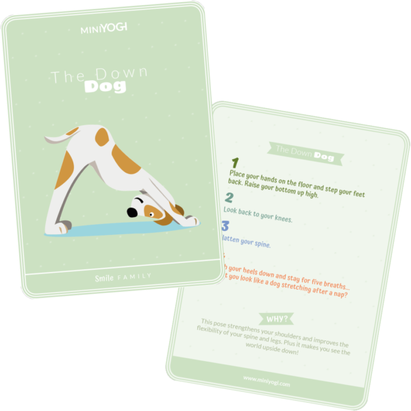 Find our Mini Yogi Cards - Yoga for kids in the Yoga-Nest e-shop