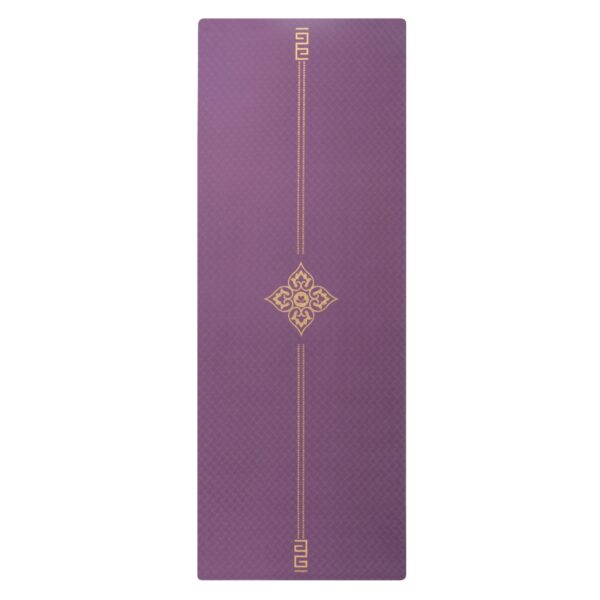 Violet Yoga mat Gold-print on sale at Yoga-Nest e-shop